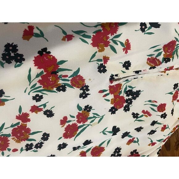 A.L.C. Floral Richards Silk MIDI Dress Sz 2 - Picture 15 of 15